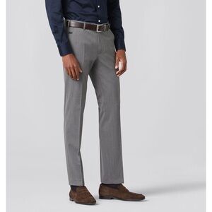 Meyer Bonn men’s grey slim fit classic trousers